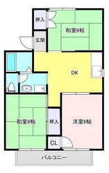 メロディ白国の物件間取画像